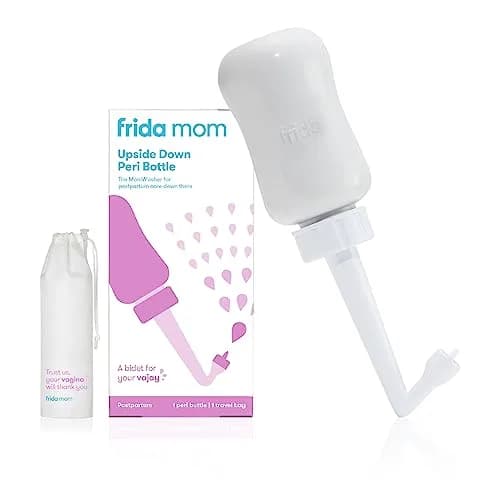 Frida Mom Upside Down Peri Bottle 296ml (10 Fl Oz) | Postpartum Care with Travel Bag thumbnail 1