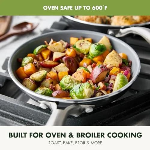 GreenPan Swift 8" Ceramic Nonstick Frying Pan | PFAS-Free, Oven & Dishwasher Safe thumbnail 2