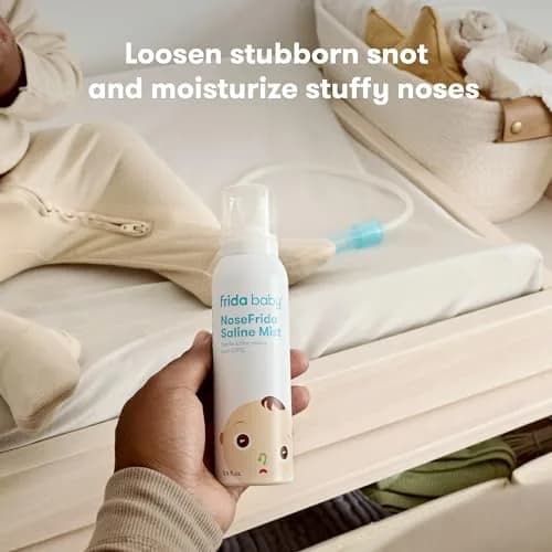 Frida Baby NoseFrida Saline Mist Spray 96ml (3.4 Fl Oz) | Gentle Nasal Congestion Relief for Infants & Toddlers thumbnail 2