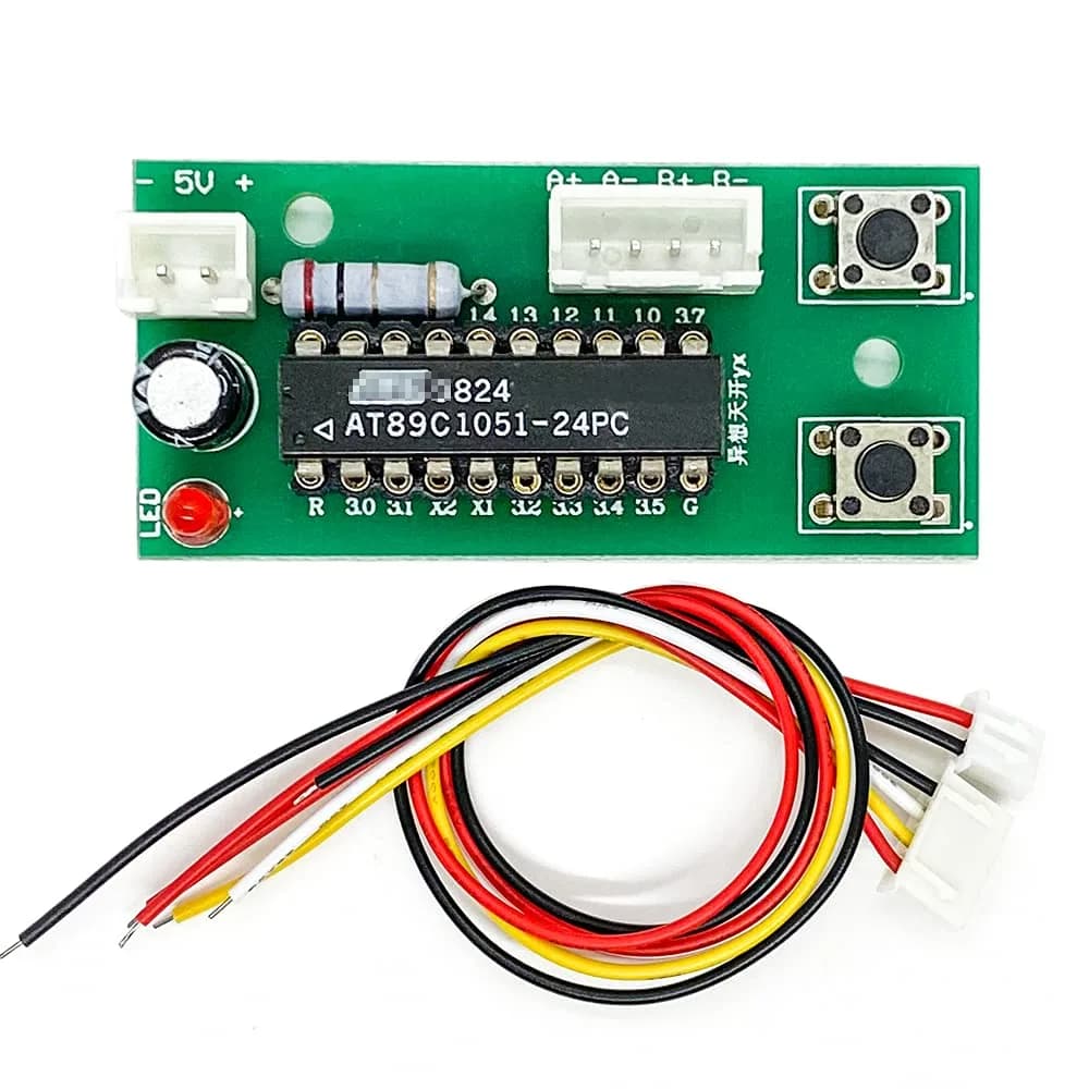 QINIZX DC 4V-6V 5V Micro Stepper Motor Driver Board | 2-Phase 4/6 Wire Control — Mini Board