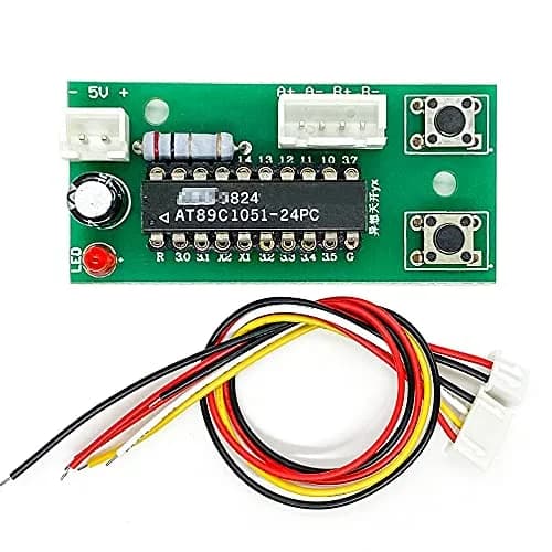 QINIZX DC 4V-6V 5V Micro Stepper Motor Driver Board | 2-Phase 4/6 Wire Control thumbnail 1