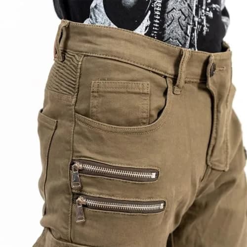 LOMENG Motorcycle Riding Pants Men with CE Armor Dual Sport Jeans | Breathable, Impact-Resistant, All Seasons thumbnail 4