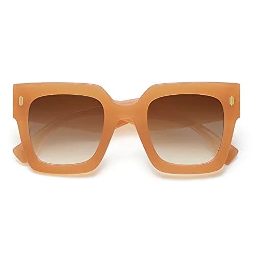 SOJOS Oversized Sunglasses for Women Thick Big Square Shades SJ2194C3 | UV400 High-Definition Lenses thumbnail 7