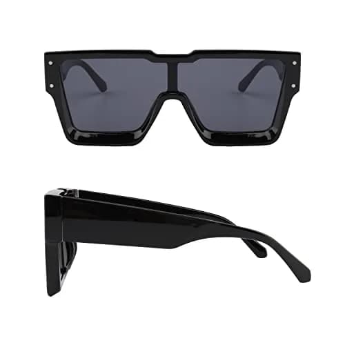 KENBO Oversized Square Sunglasses for Women & Men | UV400 Protection, Lightweight Plastic Frame thumbnail 5