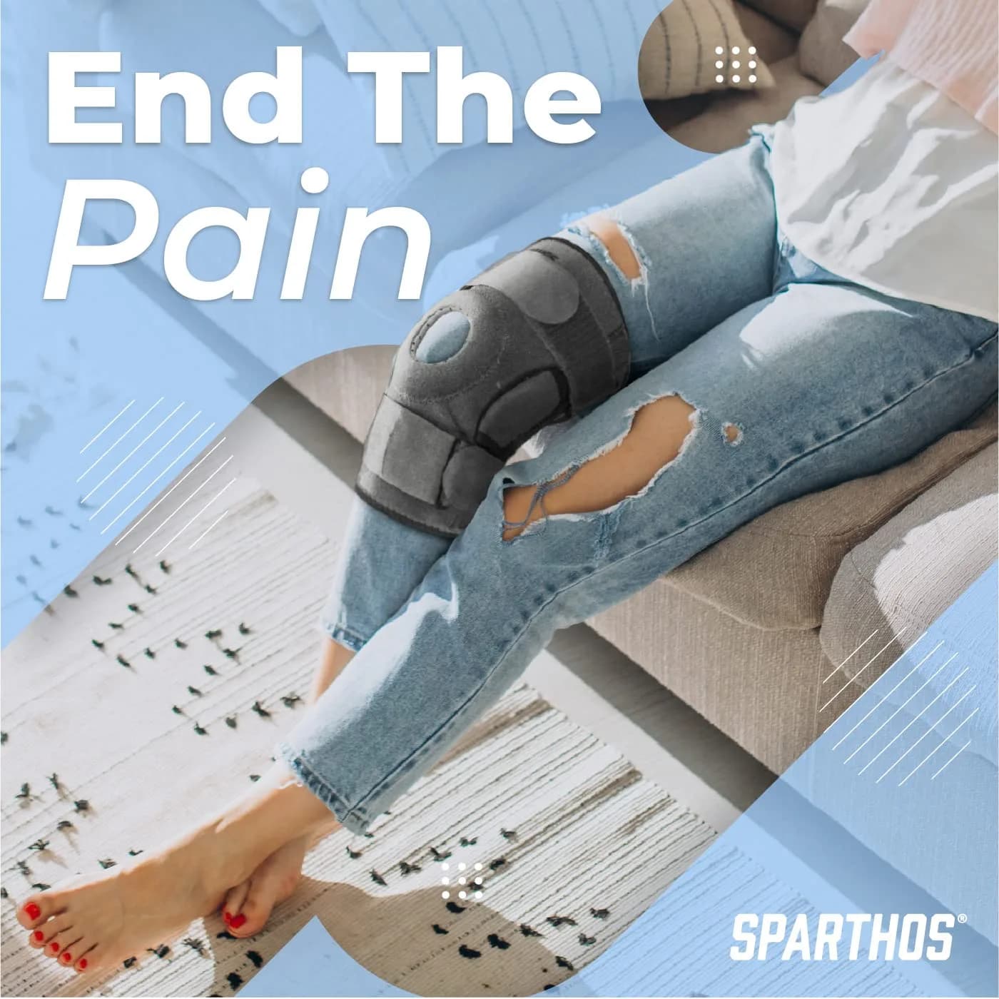 Sparthos Hinged Knee Brace for Men & Women - XX-Large | FDA Approved, Doctor Recommended - view 2