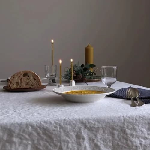 olorvela Natural Beeswax Taper Candles 50 Pack | 7.3 Inch, 30 Min Burn thumbnail 7