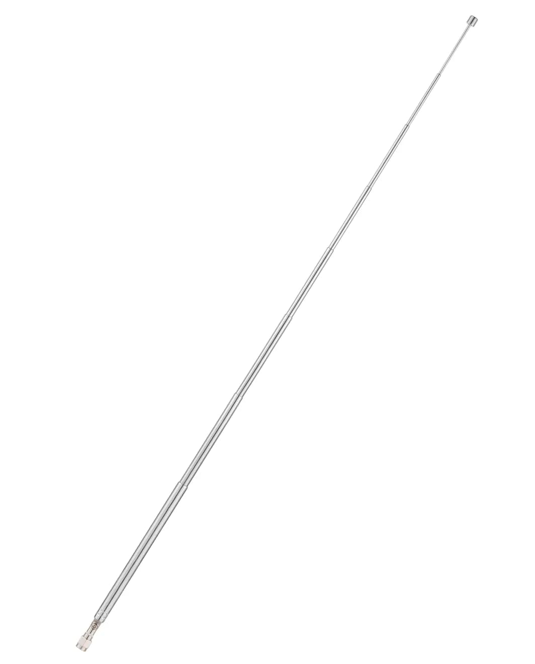 POBADY 8-Section Telescopic Antenna 73cm (28.75in) SMA Male Connector | AM/FM Radio Receiver Replacement Aerial - view 2