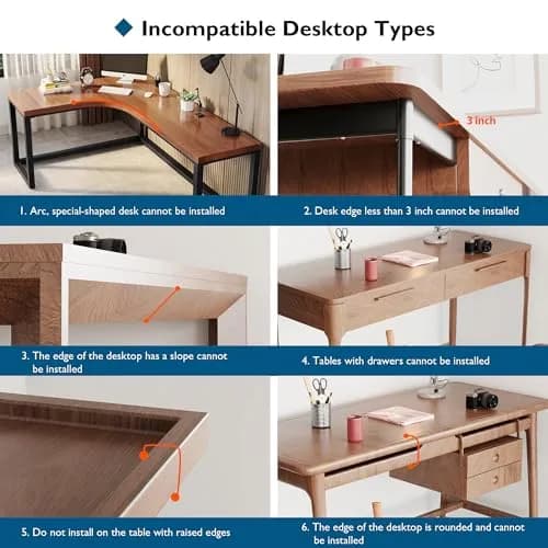 BONTEC Adjustable Arm Rest for Desk, 360° Rotating & Extendable, Aluminum | Ergonomic Support for Long Hours thumbnail 7