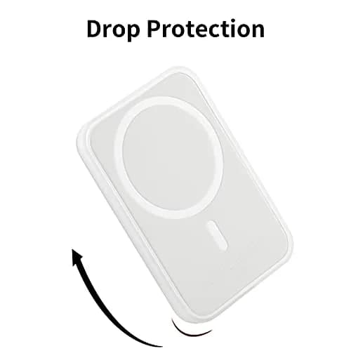 oakxco Silicone Case for Magsafe Battery Pack | Matte Clear, Half Cover Design thumbnail 7