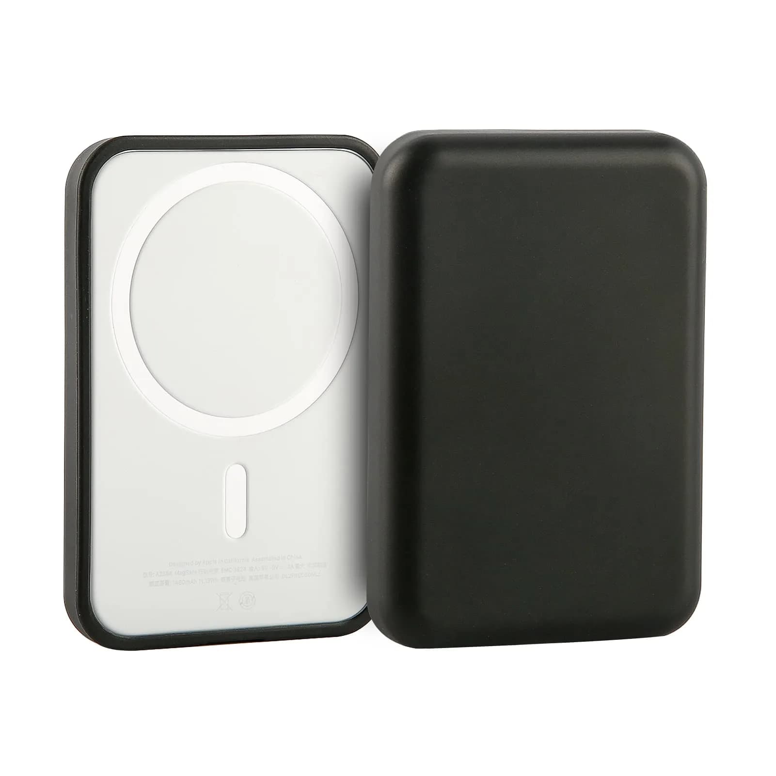 oakxco Silicone Case for Magsafe Battery Pack, Black | Compatible with iPhone 12-14 Series — Black