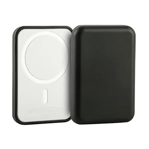 oakxco Silicone Case for Magsafe Battery Pack, Black | Compatible with iPhone 12-14 Series - main product image