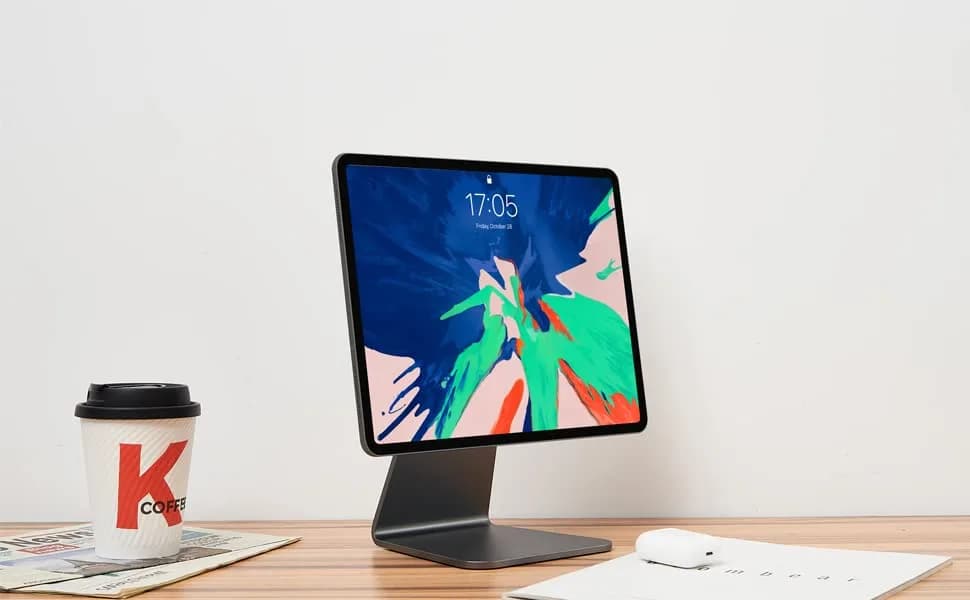 BongBingBoo Magnetic iPad Pro Stand for 12.9'' 3rd-6th Gen & Air 13'' M2/M3/M4 | Stable Aluminum Alloy Holder thumbnail 4