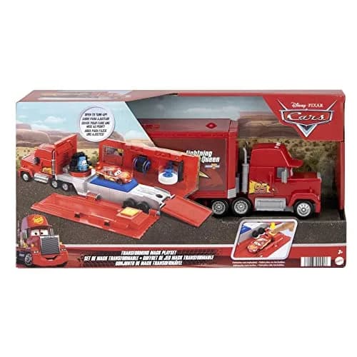 Mattel Disney and Pixar Cars Transforming Mack Playset | 2-in-1 Toy Truck & Tune-Up Station with Launcher, Lift & More thumbnail 7