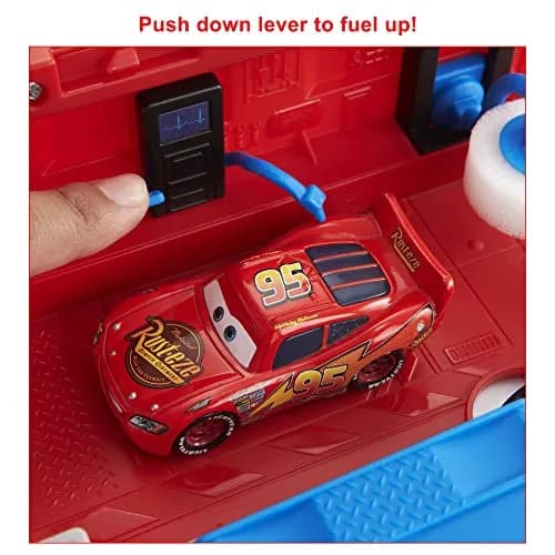 Mattel Disney and Pixar Cars Transforming Mack Playset | 2-in-1 Toy Truck & Tune-Up Station with Launcher, Lift & More thumbnail 3