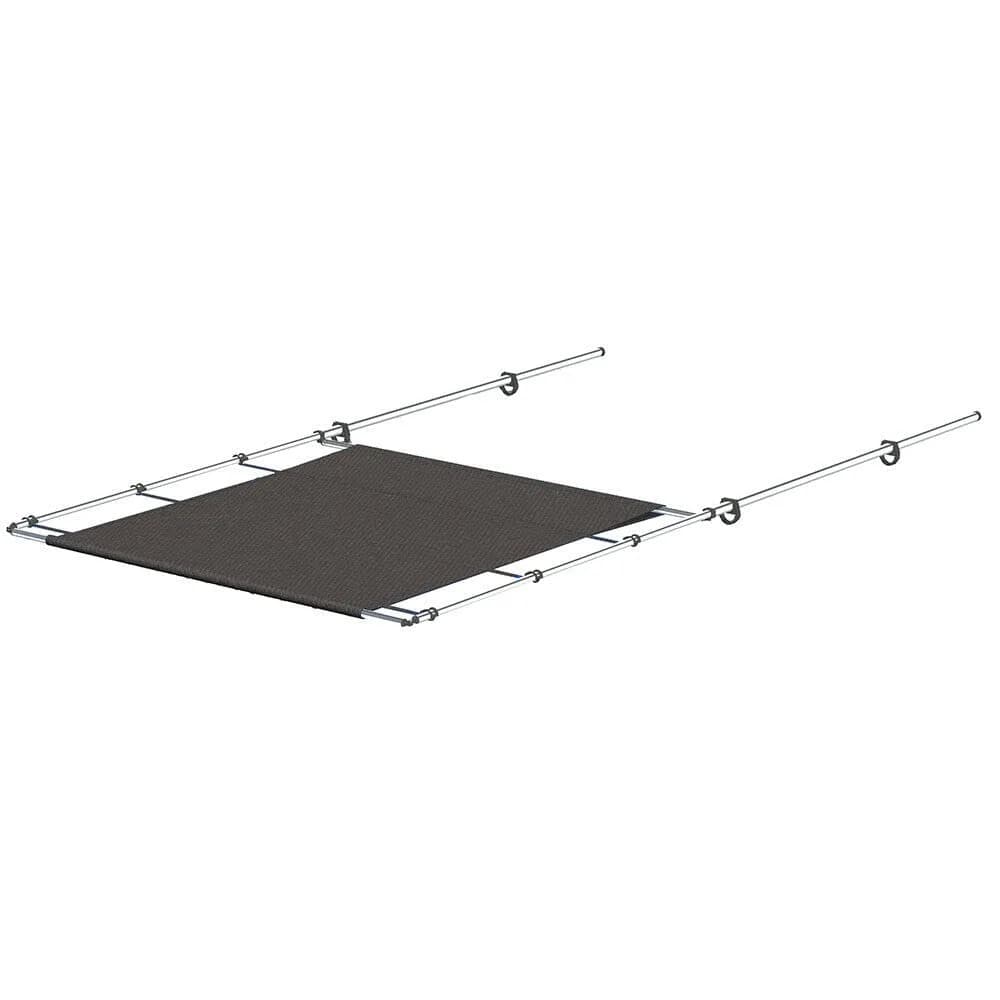 SureShade PTX Power Shade - 51" Wide (Tan) | Marine Canvas Sun Shelter for Boats — Gray / 63" Wide
