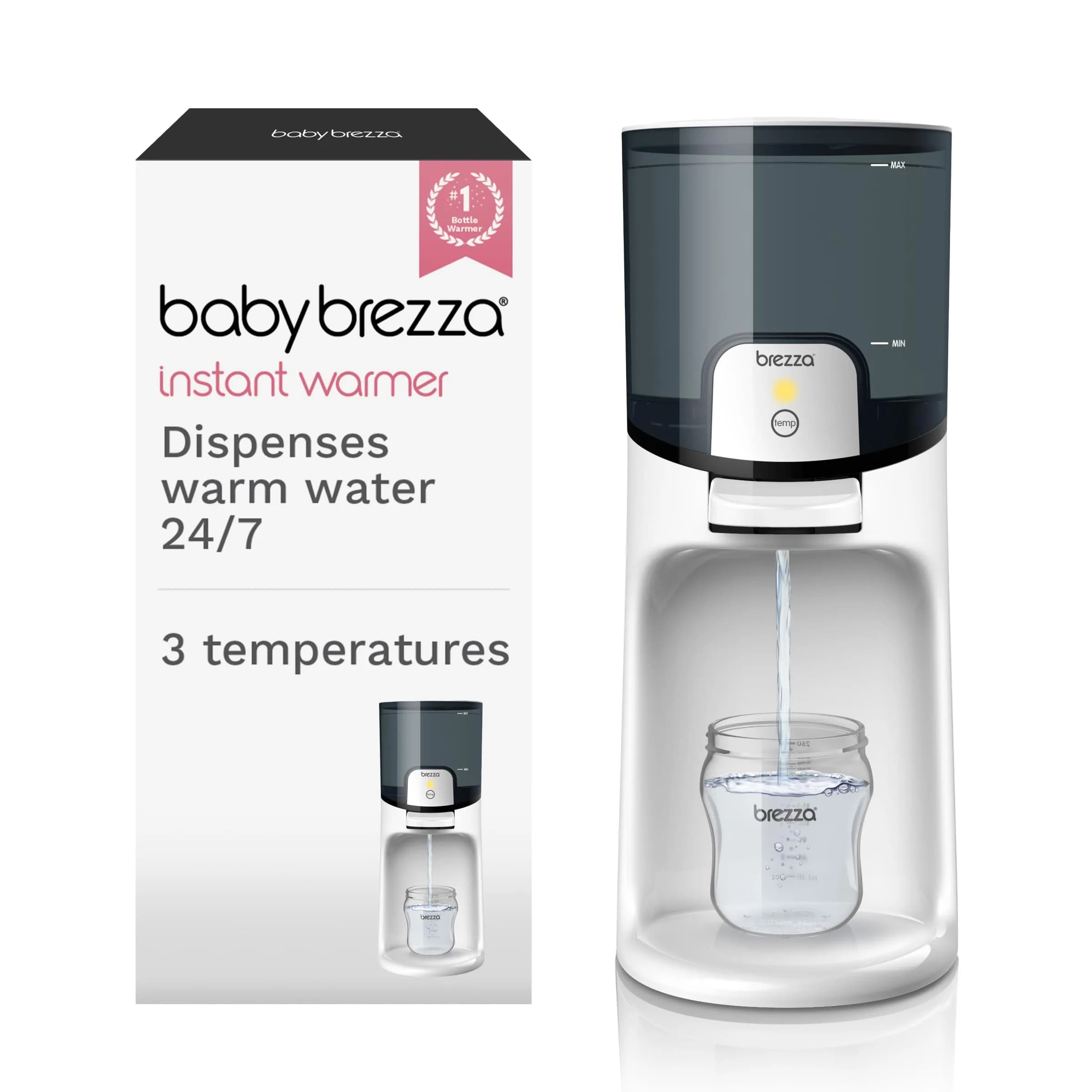Baby Brezza Instant Baby Bottle Maker with 3 Temperature Settings | Fast, Safe & Universal - main product image