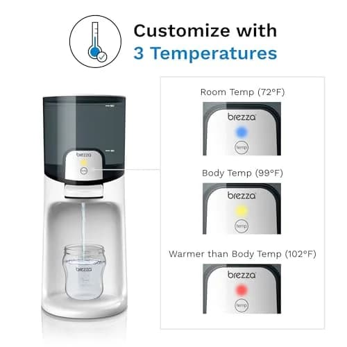 Baby Brezza Instant Baby Bottle Maker with 3 Temperature Settings | Fast, Safe & Universal thumbnail 3