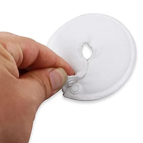 HGRTYXS Feeding Tube Pads Holder Covers for G/J Tube Button Peg Tube Supplies, 7.6cm (3x3 Inch) Soft Cotton, 12 Pack | Nursing Care for Post-Surgery & Dialysis Patients thumbnail 3