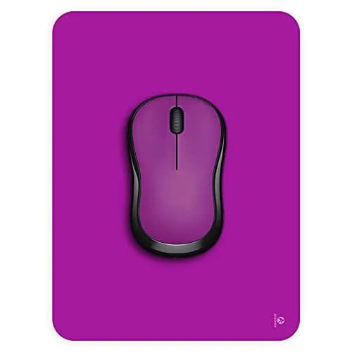Audimi Small Mouse Pad 6 x 8 Inch Purple | Smooth Glide & Non-Slip Base thumbnail 1