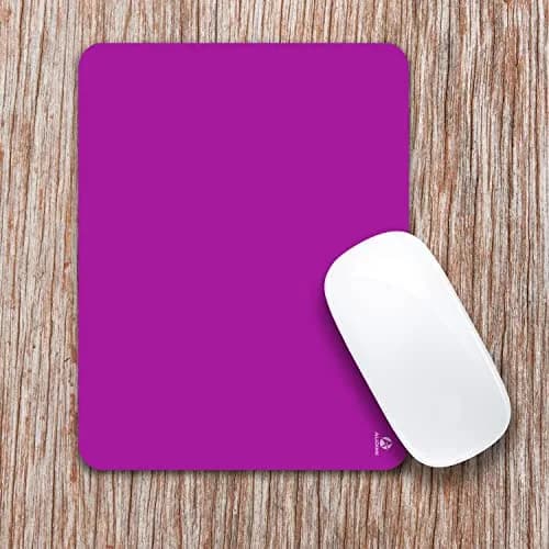 Audimi Small Mouse Pad 6 x 8 Inch Purple | Smooth Glide & Non-Slip Base thumbnail 5