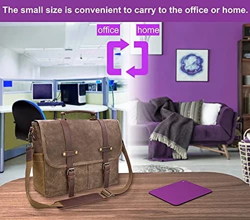 Audimi Small Mouse Pad 6 x 8 Inch Purple | Smooth Glide & Non-Slip Base thumbnail 6