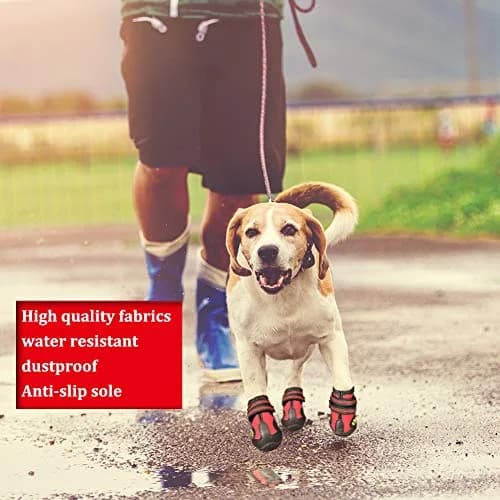 CovertSafe& Dog Boots & Paw Protectors Non-Slip Waterproof | Adjustable & Rugged for Safe Outdoor Walks thumbnail 6