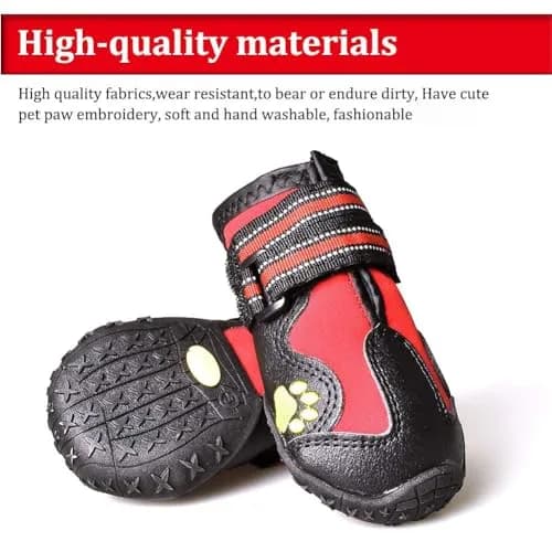 CovertSafe& Dog Boots & Paw Protectors Non-Slip Waterproof | Adjustable & Rugged for Safe Outdoor Walks thumbnail 2
