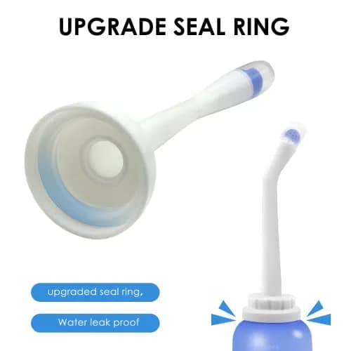 RUFCRIL 500ml (17.5 Fl Oz) Upside Down Peri Bottle | Boilable TPE for Postpartum & Hemorrhoid Care thumbnail 4