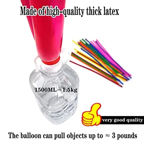 KUULBELA 260q Twisting Balloons 100pcs | Eco-Friendly Natural Latex for Modelling & Party Decorations thumbnail 4
