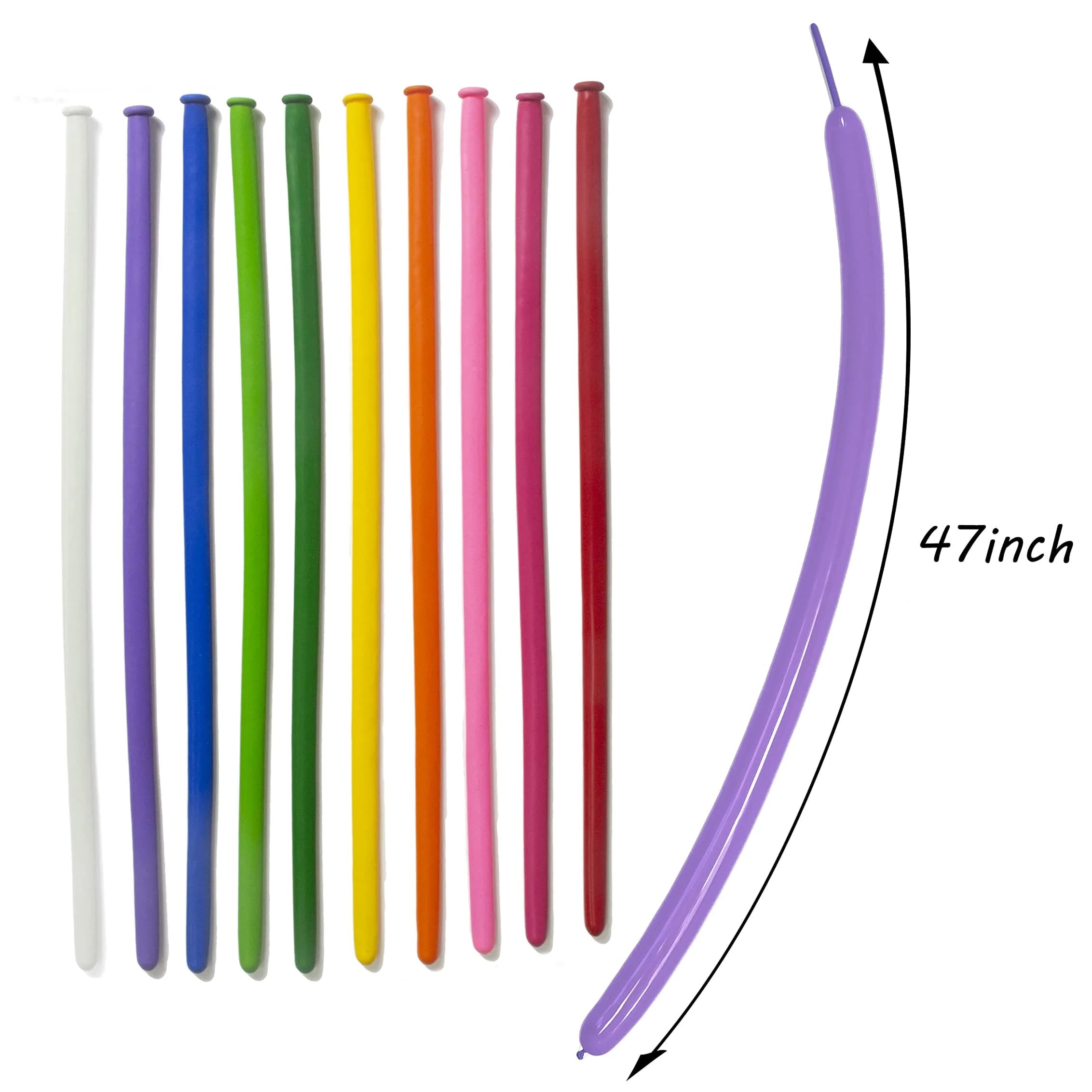 KUULBELA 260q Twisting Balloons 100pcs | Eco-Friendly Natural Latex for Modelling & Party Decorations - view 2
