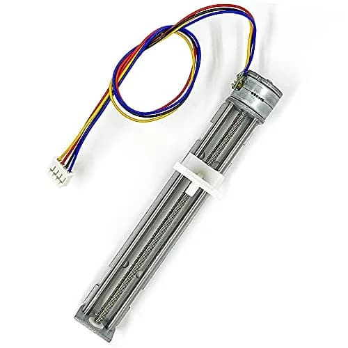 QINIZX 2 Phase 4 Wire Stepper Motor Linear Rail 90mm Stroke 18 Degree Step Angle | XY Axis Actuator for DIY Projects thumbnail 6