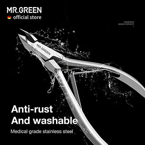 MR.GREEN Cuticle Nippers Nail Manicure Scissors 5mm | Precision German Steel for Perfect Cuticles thumbnail 6