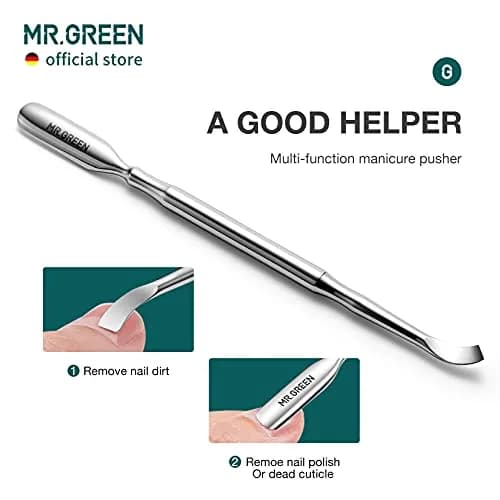 MR.GREEN Cuticle Nippers Nail Manicure Scissors 5mm Stainless Steel | Precise Dead Skin Removal thumbnail 5