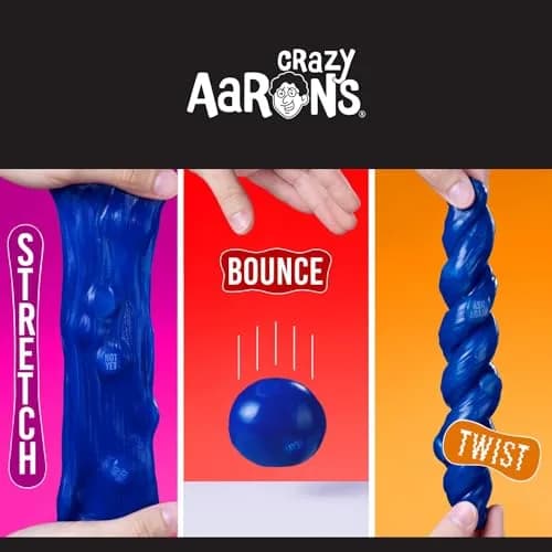 Crazy Aaron's Thinking Putty® Prediction - Blue Sensory Putty in a 4" Tin | Creative & Stress Relief Toy thumbnail 2