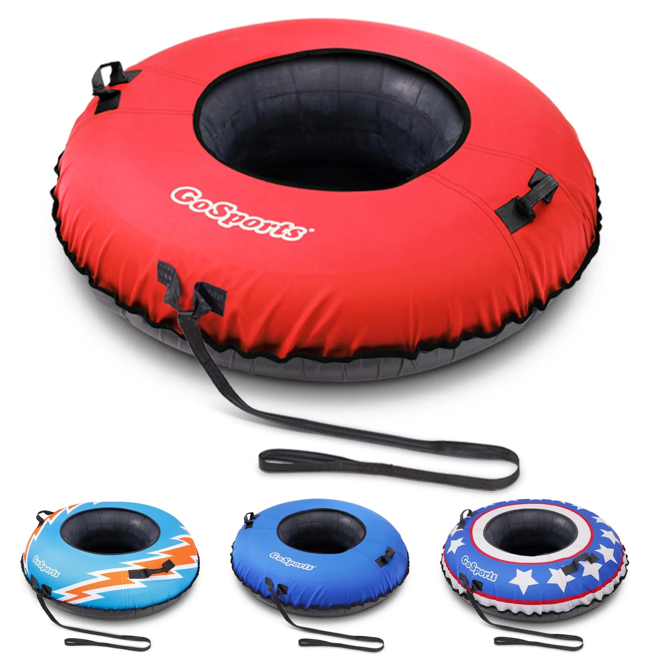 GoSports 44 Inch Heavy-Duty Snow Tube with Canvas Cover | Commercial Grade Sled for All Ages - main product image