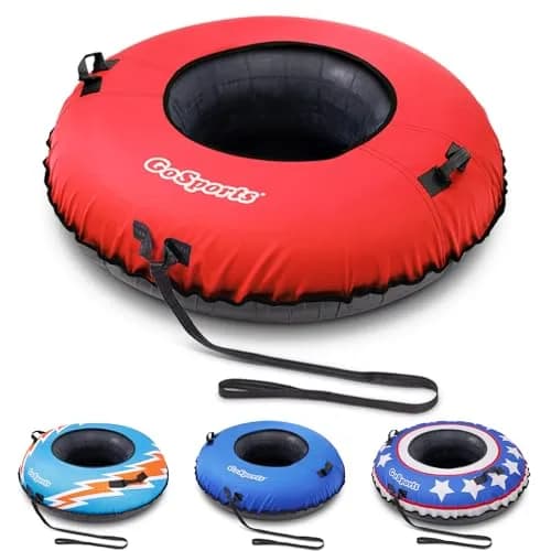GoSports 44 Inch Heavy-Duty Snow Tube with Canvas Cover | Commercial Grade Sled for All Ages thumbnail 1