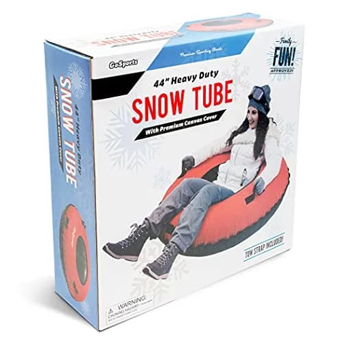 GoSports 44 Inch Heavy-Duty Snow Tube with Canvas Cover | Commercial Grade Sled for All Ages thumbnail 7
