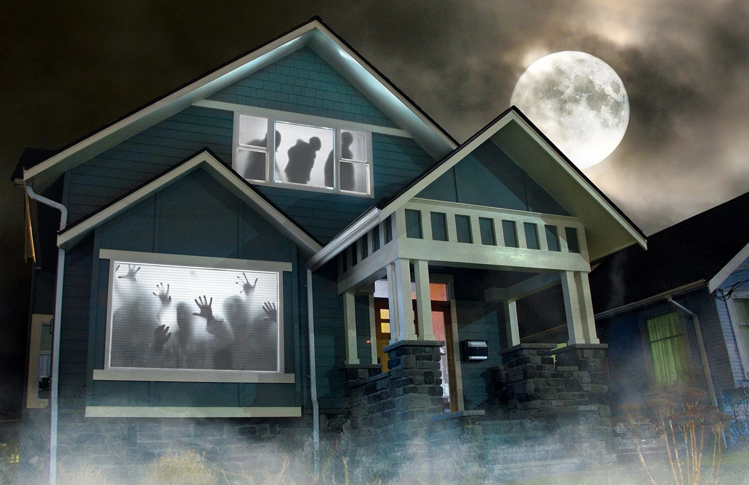 Reaper Brothers Holographic Rear Projection Screen 137cm x 203cm (5 ft x 6.7 ft) | Halloween Illusion Effect - view 7