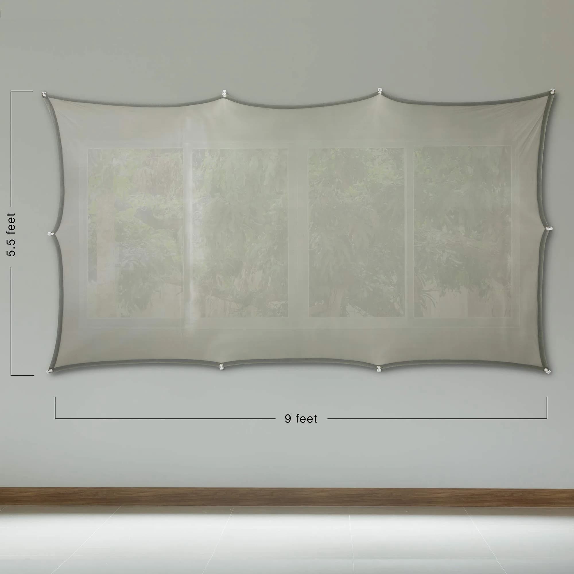 Reaper Brothers Holographic Rear Projection Screen 137cm x 203cm (5 ft x 6.7 ft) | Halloween Illusion Effect - view 4
