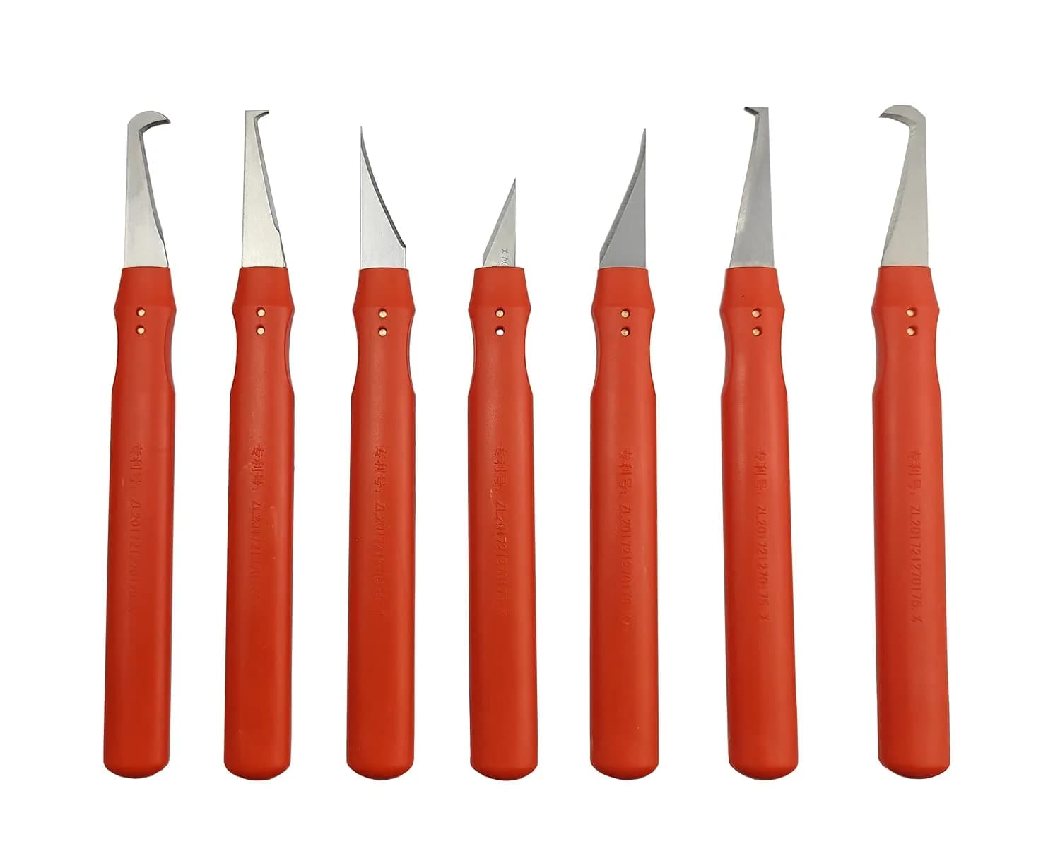 Eliphs 7pcs Plastic Deburring Burr Knife Tool Set | Sharp, Safe & Easy to Use for Plastic Trimming - main product image