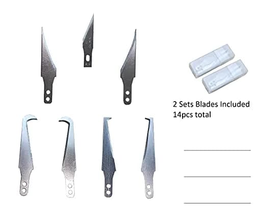 Eliphs 7pcs Plastic Deburring Burr Knife Tool Set | Sharp, Safe & Easy to Use for Plastic Trimming thumbnail 6