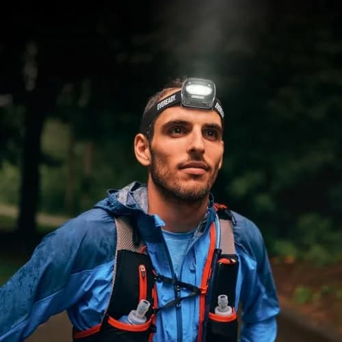 Eveready Rechargeable LED Headlight 300 Lumen (1 Pack) | IPX4 Water Resistant, 195ft Beam Distance thumbnail 9