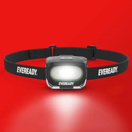 Eveready Rechargeable LED Headlight 300 Lumen (1 Pack) | IPX4 Water Resistant, 195ft Beam Distance thumbnail 3