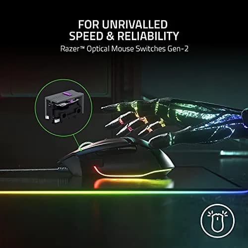 Razer Basilisk V3 Ergonomic Gaming Mouse with RGB Lighting & 11 Programmable Buttons | 26K DPI Optical Sensor thumbnail 6