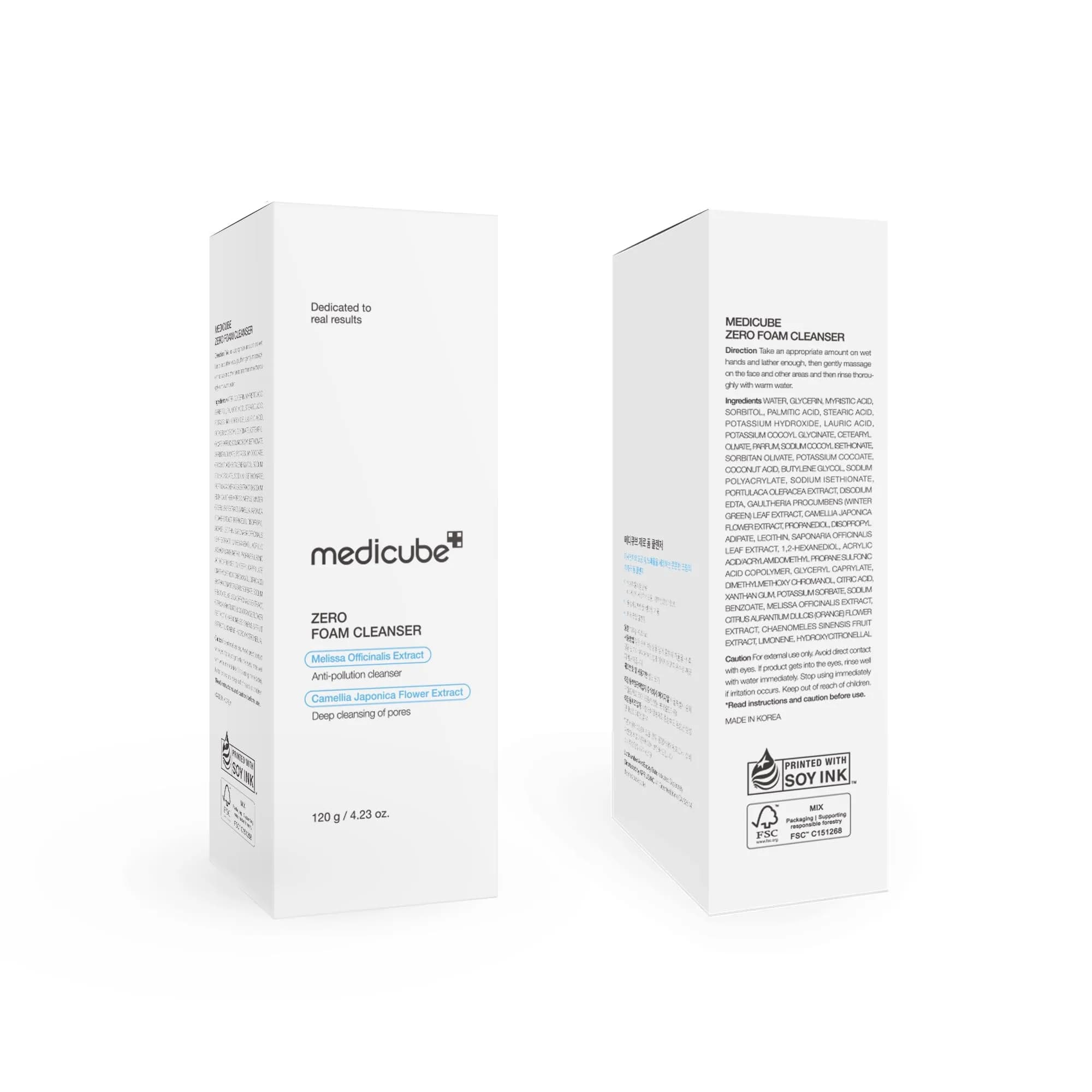 medicube Zero Foam Cleanser (120ml) | Gentle Daily Facial Cleansing Foam for Sensitive Skin - view 9