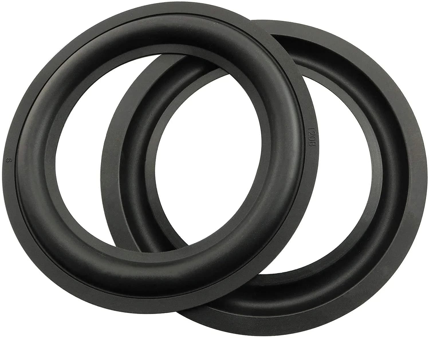 BLLNDX Rubber Ring 2PCS 6.5Inch | Durable Speaker Repair Kit for DIY & Replacement — 5Inch
