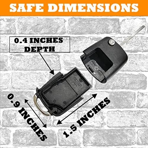 Secret Stash Fake Car Key Diversion Safe - Hidden Compartment 2.5cm x 2.3cm x 1cm | Discreet Storage Keychain thumbnail 5