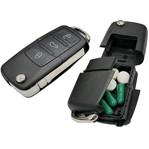 Secret Stash Fake Car Key Diversion Safe - Hidden Compartment 2.5cm x 2.3cm x 1cm | Discreet Storage Keychain thumbnail 6