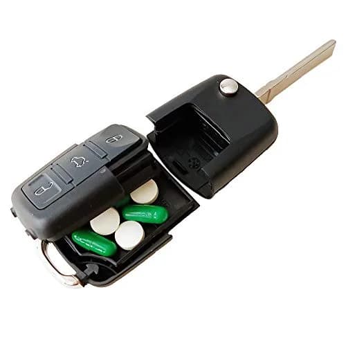 Secret Stash Fake Car Key Diversion Safe - Hidden Compartment 2.5cm x 2.3cm x 1cm | Discreet Storage Keychain thumbnail 1