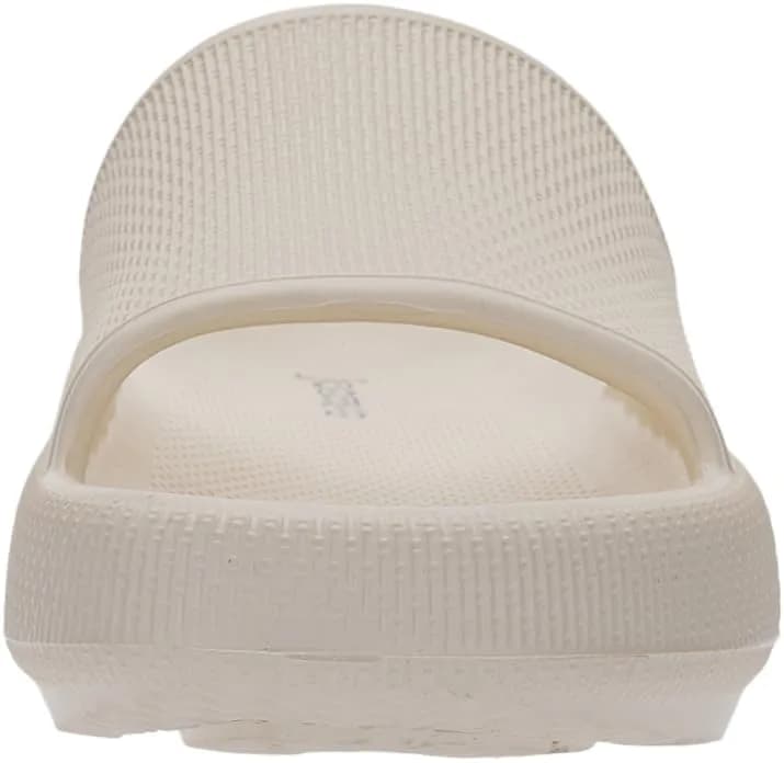Joomra Pillow Slippers for Women & Men, Thick Sole Cloud Slides 3cm (1.2in) Heel, Beige | Comfortable & Non-Slip thumbnail 9
